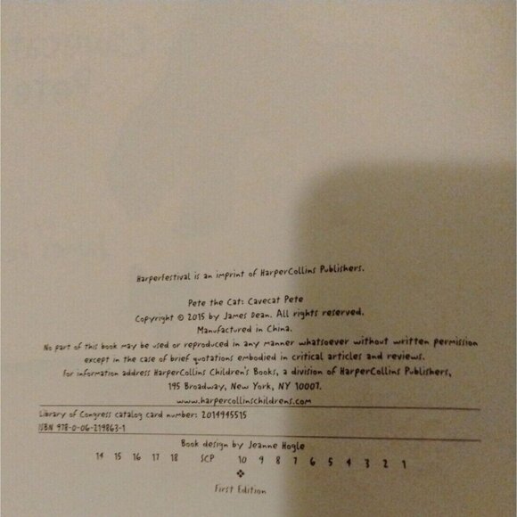 Pete the Cat Cavecat Pete James Dean Paperback Book - Picture 4 of 6